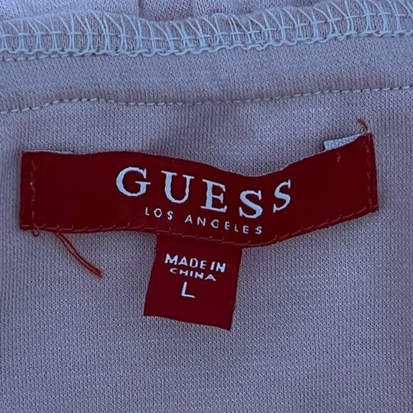 Guess Pink Off the Shoulders Top Size L - Picture 8 of 8